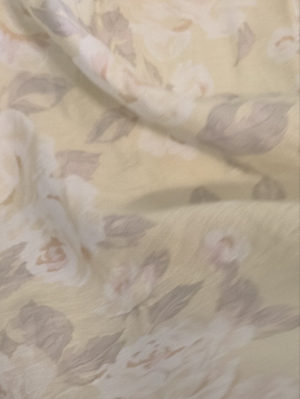 Women's Cream Floral Maxi Dress - Picture 10 of 13